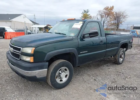 2007 Chevrolet Silverado 2500Hd Classic Work Truck из США, поврежденный, VIN 1GCHK24U57E161074